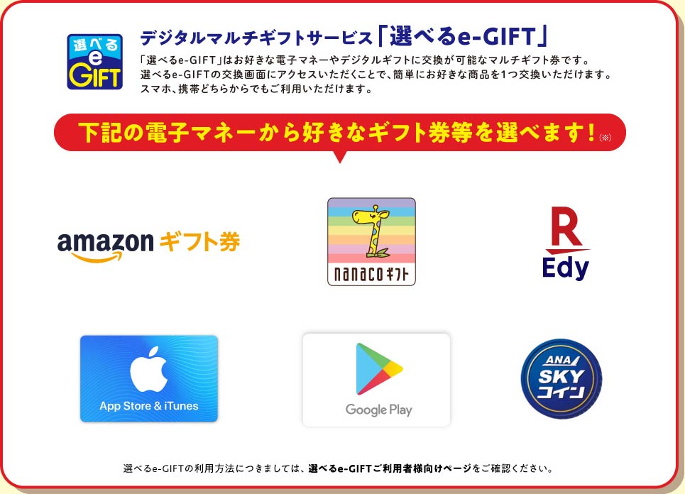 選べるe-GIFT